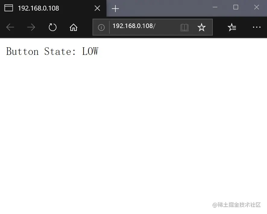 NodeMCU-ESP8266按键按下显示页面