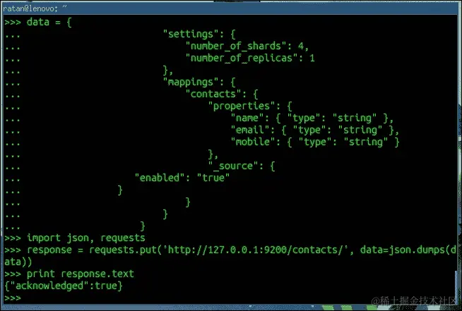 创建 Elasticsearch 索引