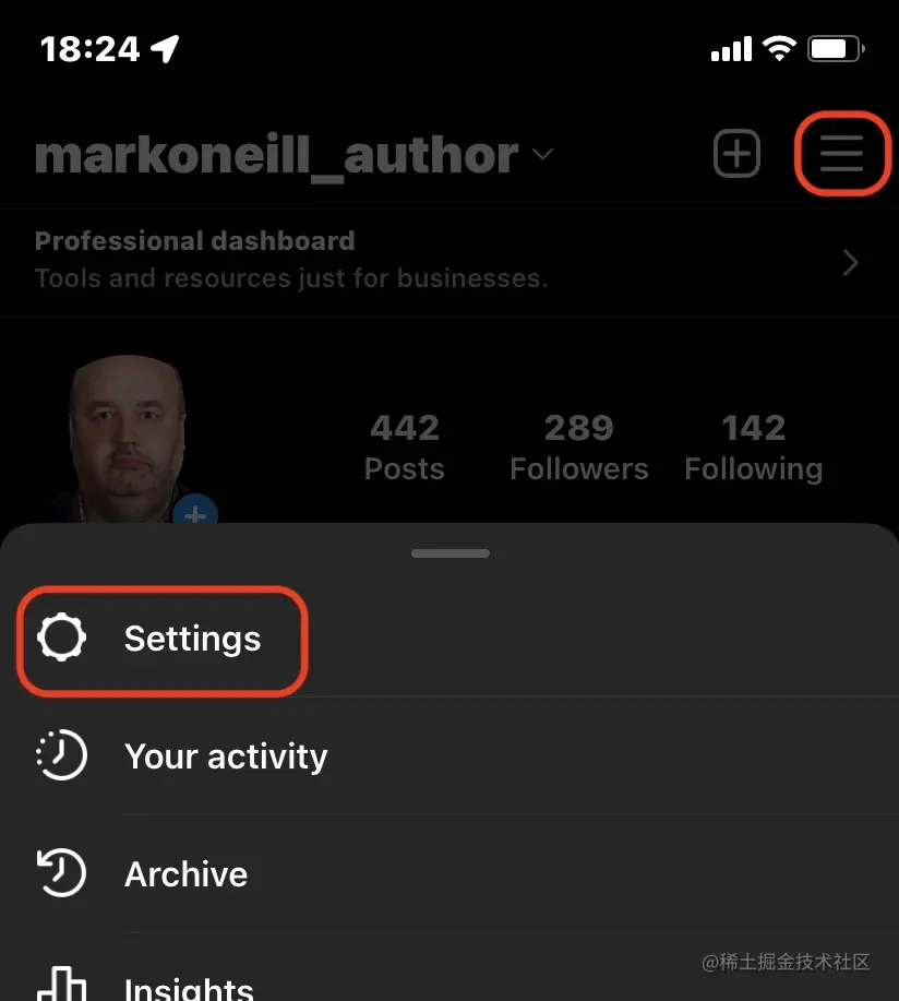 01 Instagram个人资料设置