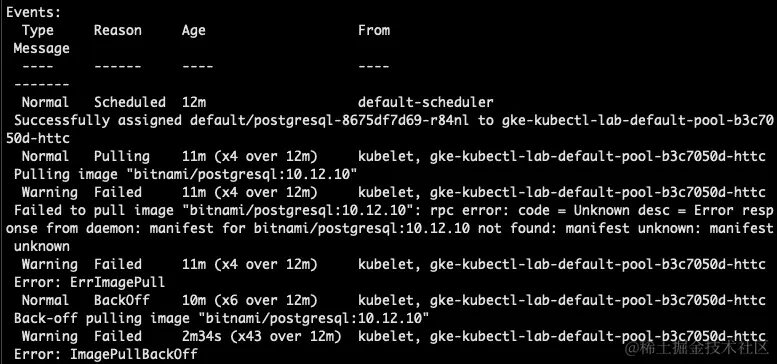 图 6.1 - 描述命令的输出