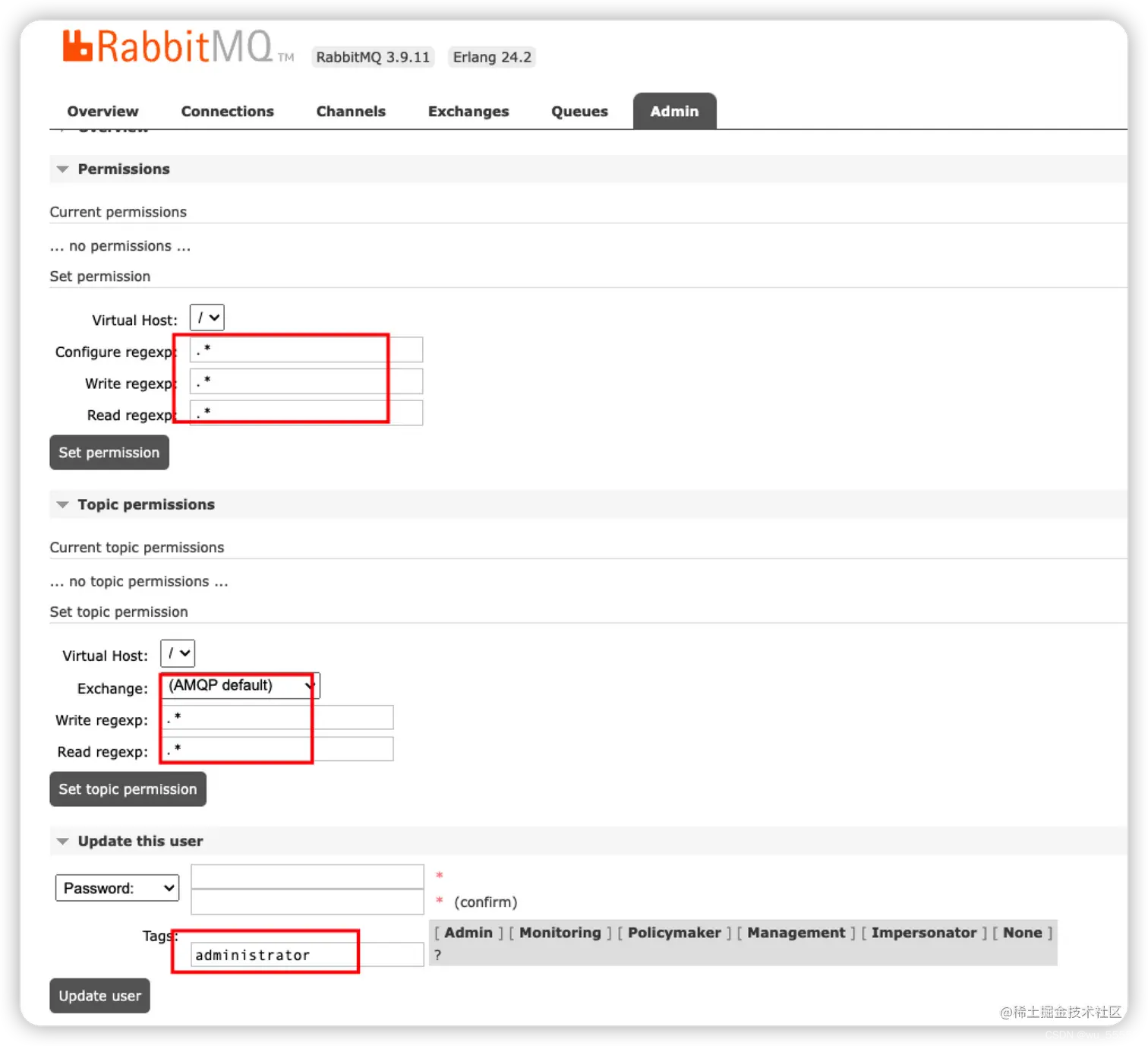 【bug调试】springboot连接rabbitmq报错：Failed to check/redeclare autodelete