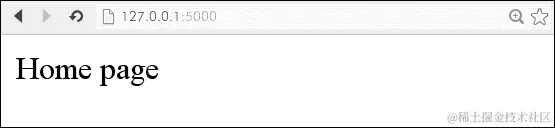 一个简单的 Flask 应用