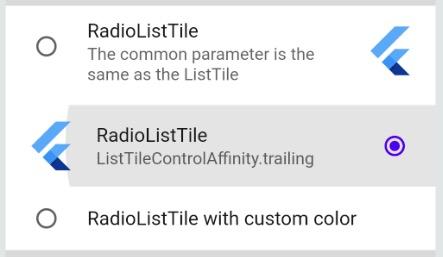 radiolisttile
