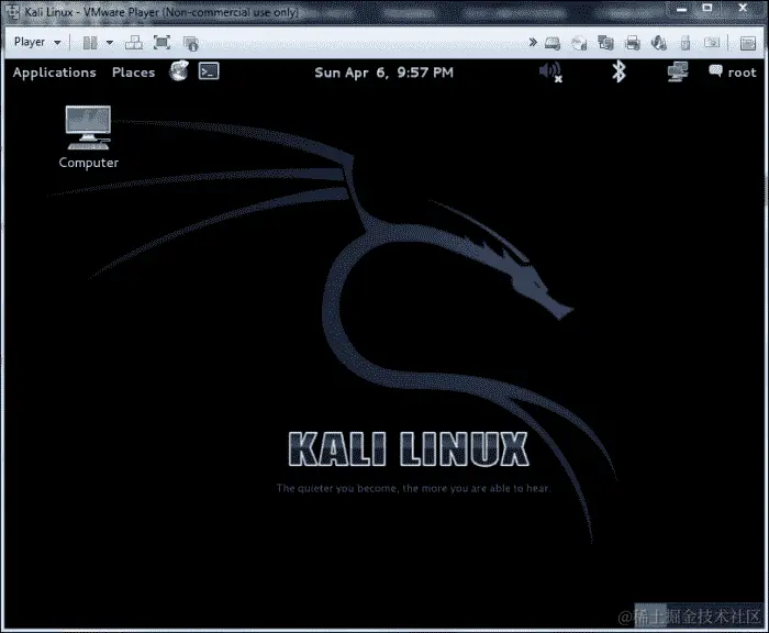 在 VMware Player 中安装 Kali Linux