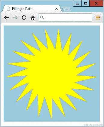 绘制和填充复杂路径