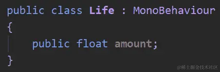 图 15.16 - 生命组件