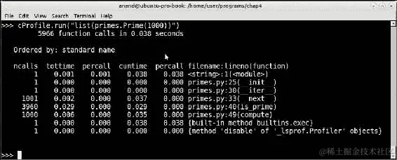 质数迭代器类-性能调整