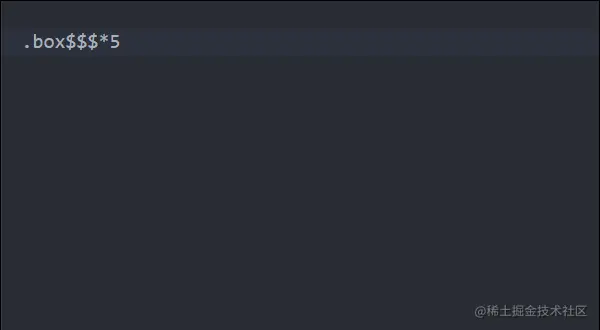 Emmet用法编号补0$