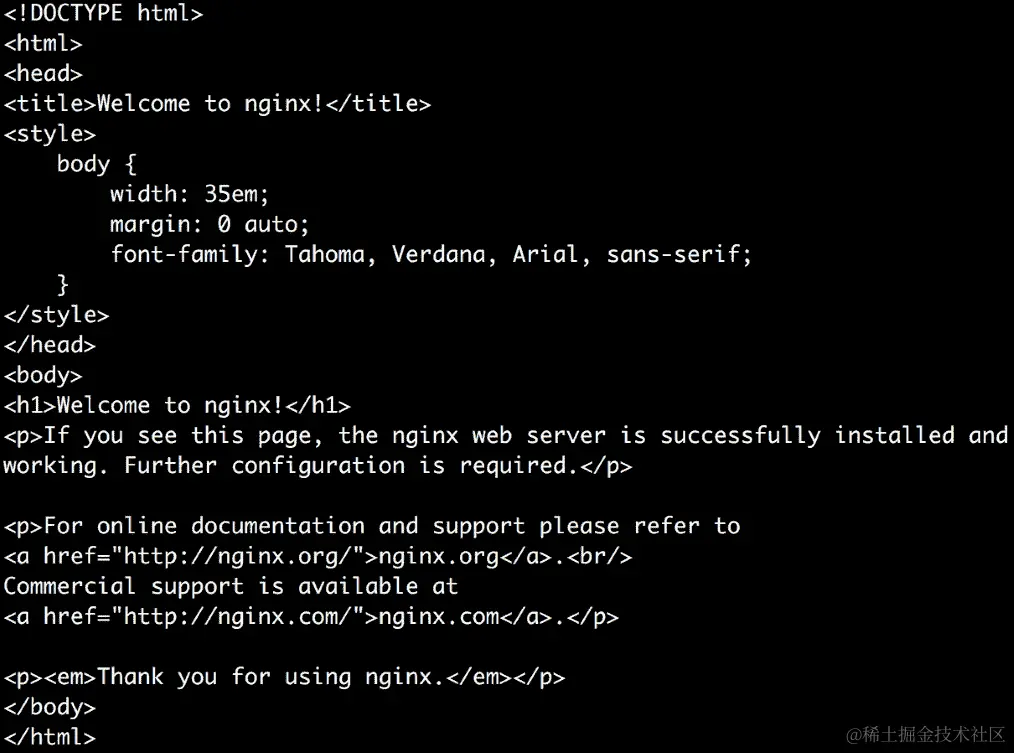图 8.16：从 minikube 节点向服务发送 curl 请求