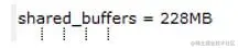 shared buffers