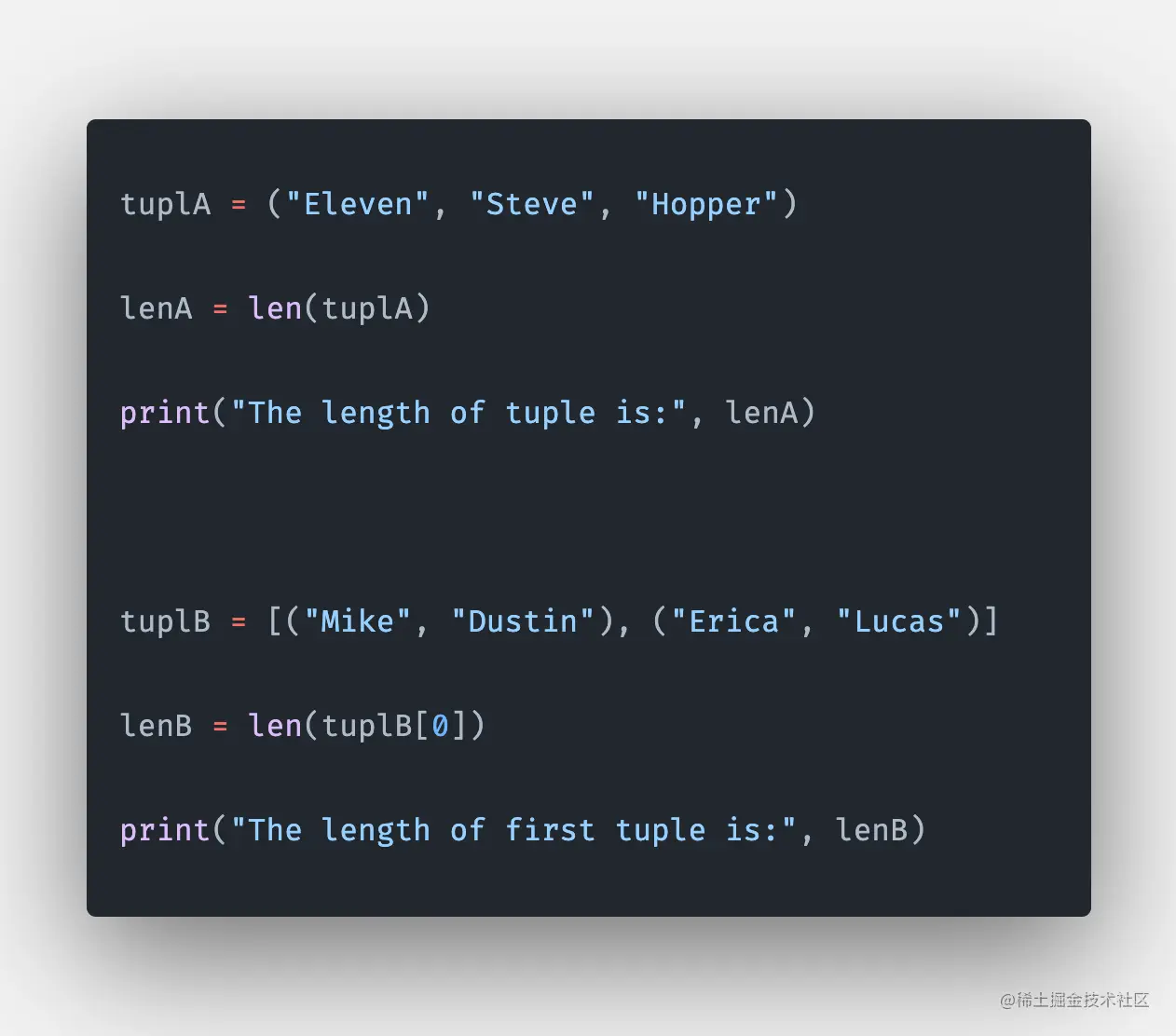 Python tuple length - How to Get Length of Tuple in Python
