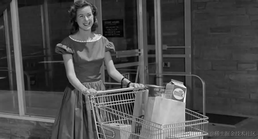 shopping cart 1930 design store