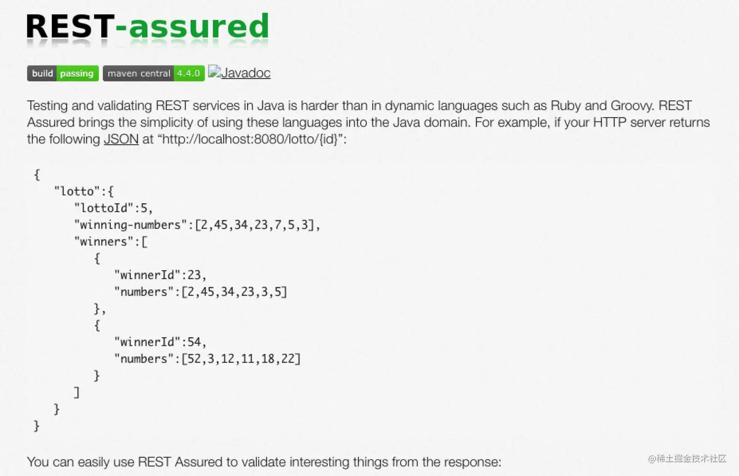 REST-Assured - 轻量级 REST API 客户端