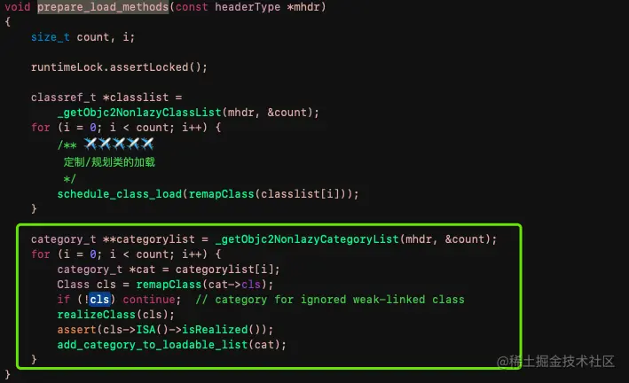 对category的+load方法的准备工作