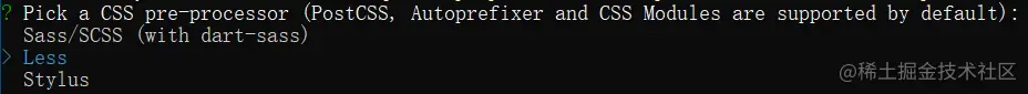 选择CSS预处理器