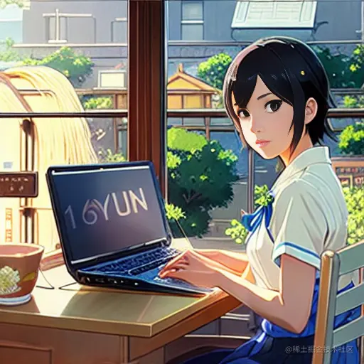 00985-4113027479-_modelshoot style,a girl on the computer, (extremely detailed CG unity 8k wallpaper), full shot body photo of the most beautiful.png