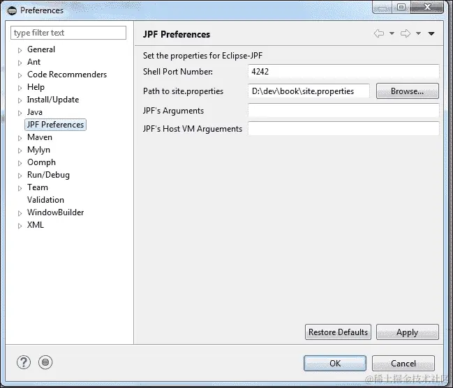 安装 Java Pathfinder
