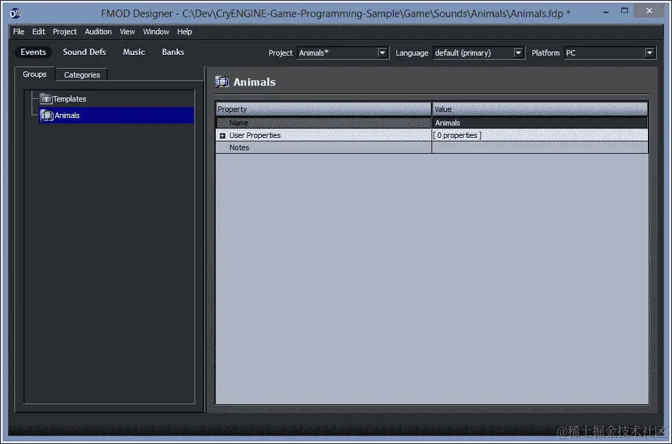 向项目添加声音