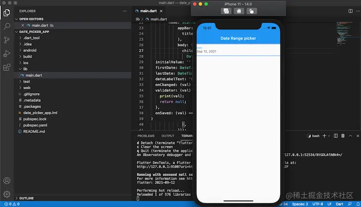 Flutter Date Time Picker New App