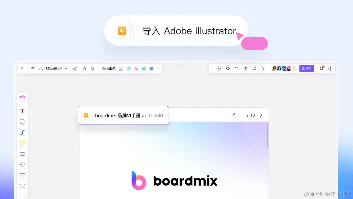 boardmix在线打开AI文件