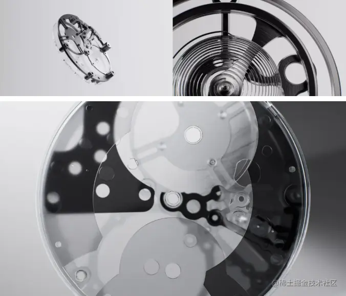 宇舶表制作细节 - 瑞云渲染