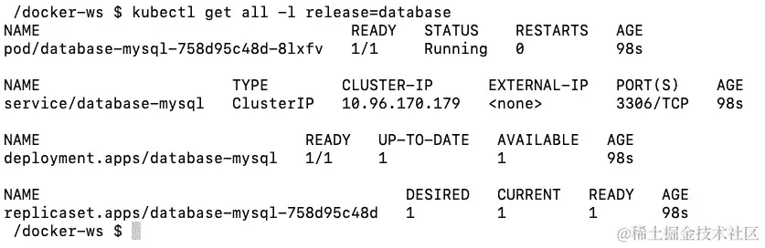 图 10.19：Kubernetes 资源列表