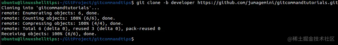 克隆特定的 Git 存储库
