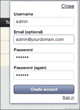 添加管理员账户