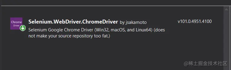 install the same driver version as the browser