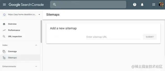 Copypaste your sitemaps URL into the Add a new sitemap field 