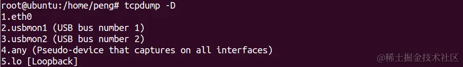 打印出所有可工作的接口