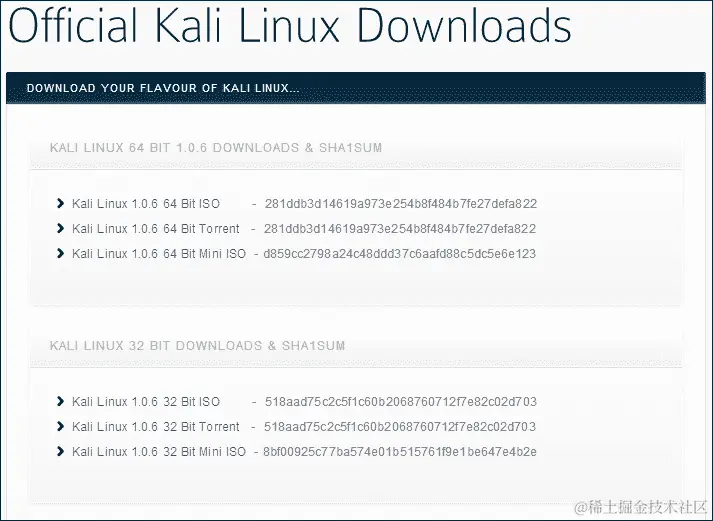 下载 Kali Linux