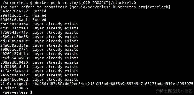 图 6.58：推送 Docker 镜像