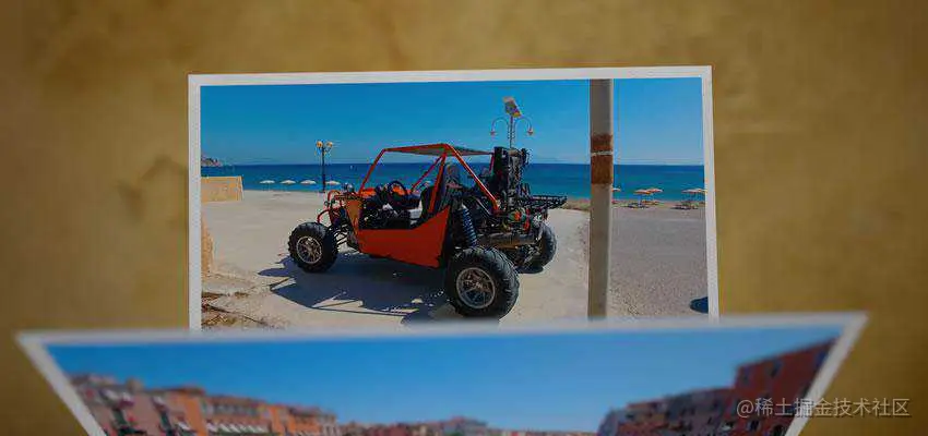 Rotating Polaroid Gallery Template