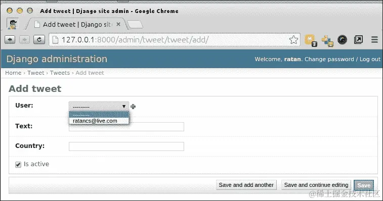 Django 的用户对象
