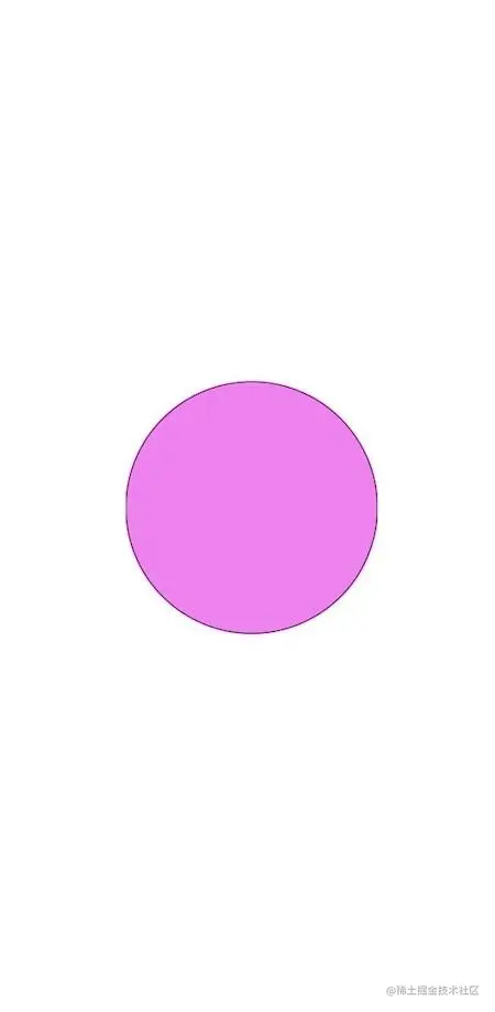 React Native SVG Circle Shape Example