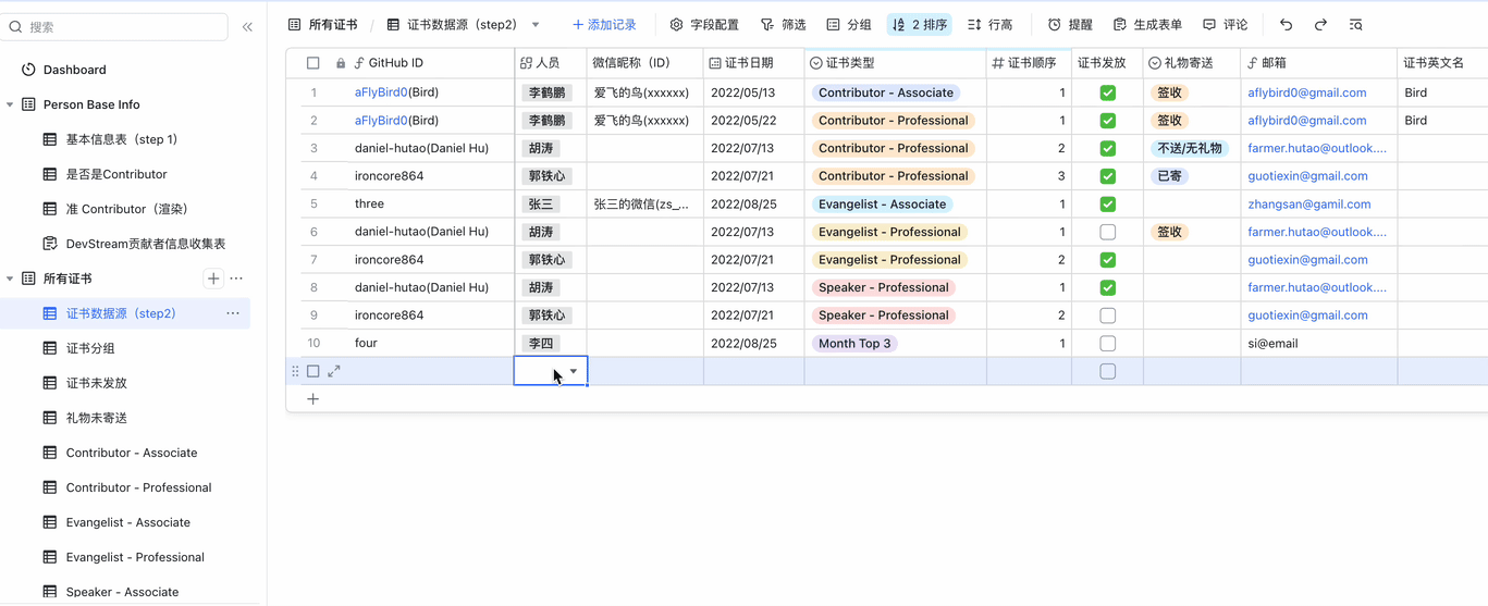 证书颁布动图演示