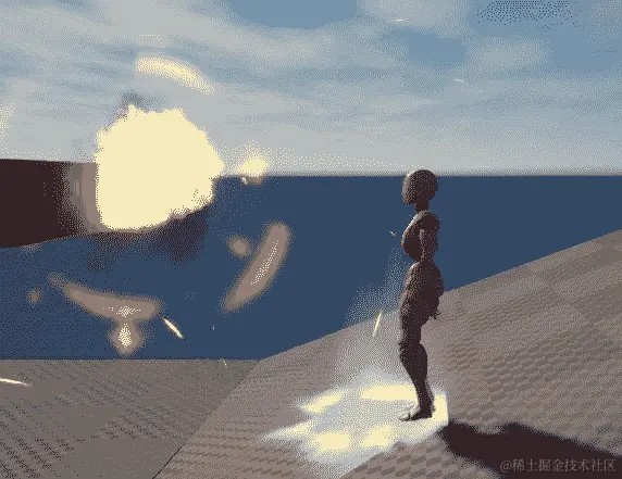 图 14.33：投射物 VFX 和 SFX