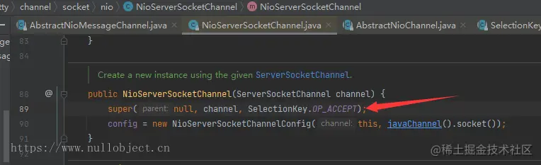 NioServerSocketChannel