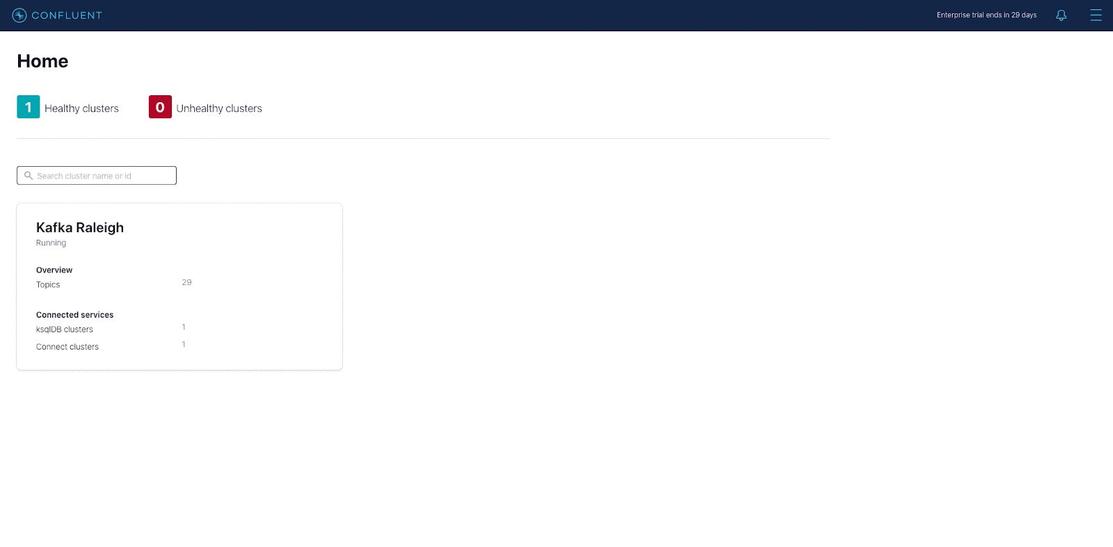 Reduced Infrastructure Mode in Control Center