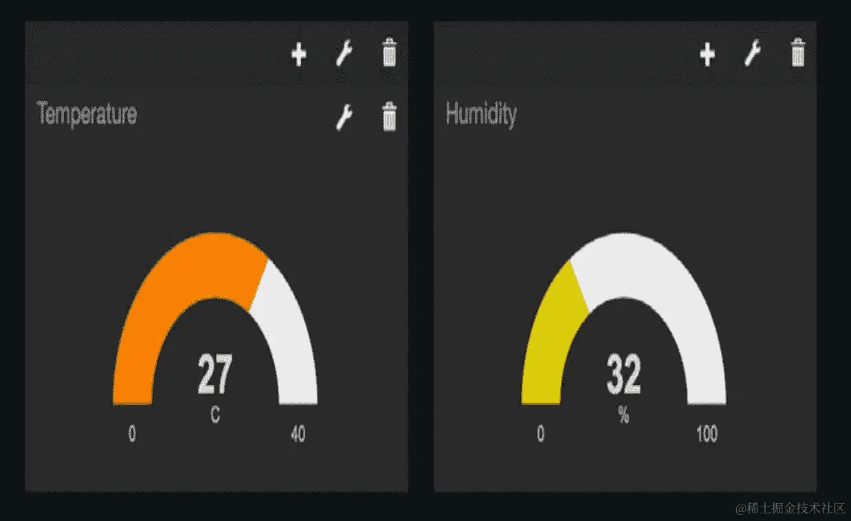 配置远程仪表板（Dweet.io）
