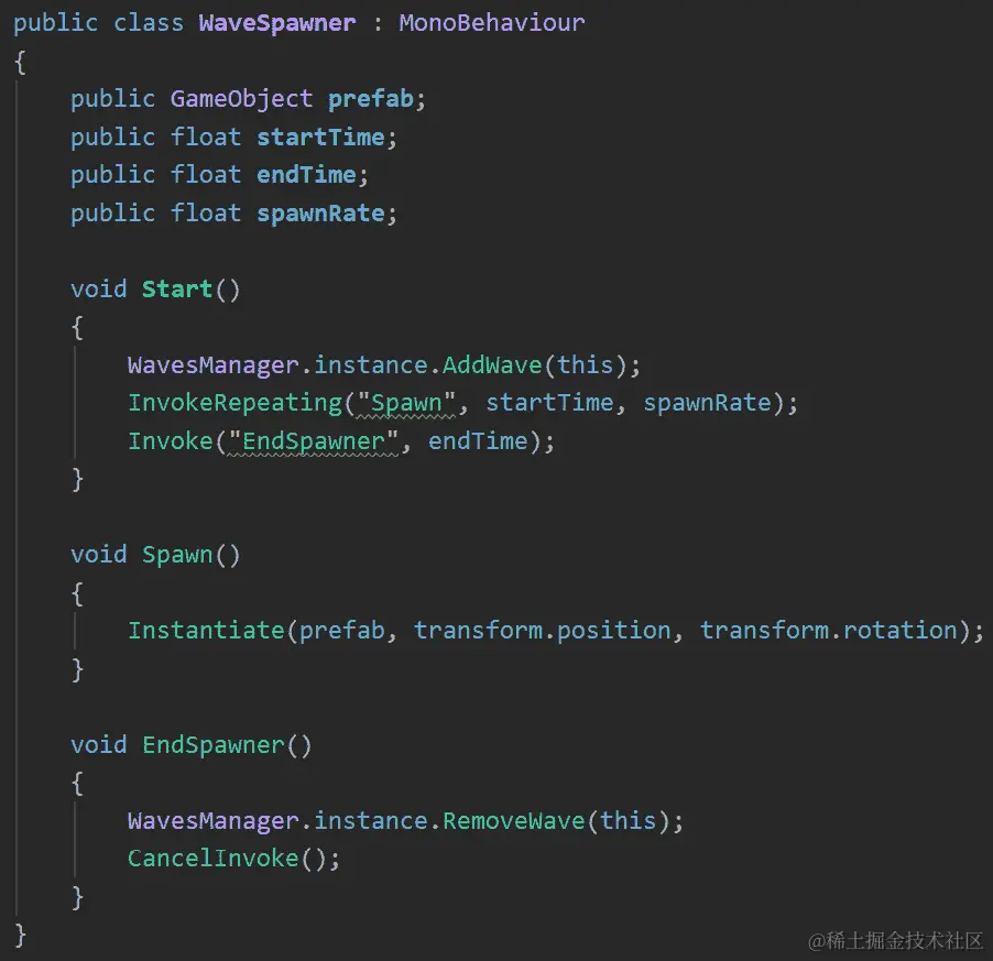 图 16.26 – 实现 AddWave 和 RemoveWave 函数