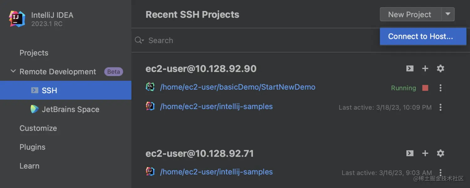 改进了最近的远程开发项目的概览