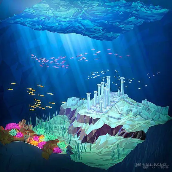 非常高大上的风格~低面建模设计大师的Low-Poly作品_cg吧_百度贴吧