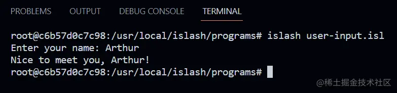 The ISlash Programming Language