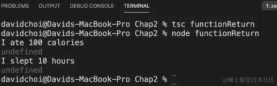 图 2.7 – 函数 void 结果