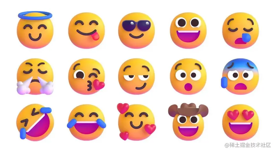 微软Emoji形象更新 - 瑞云渲染