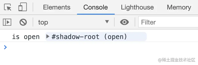 open mode