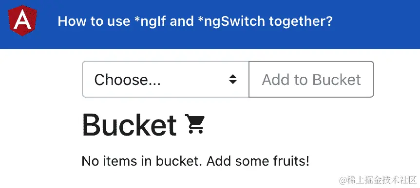 图 2.6-多结构指令应用程序在 http://localhost:4200 上运行