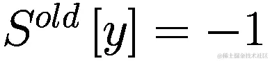 {S}^{old}\left[y\right]=-1